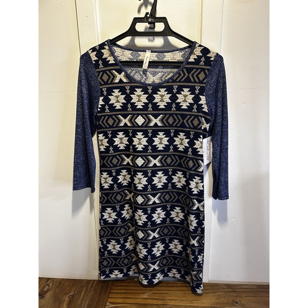 Rachel Kate The Walk Of Life Aztec Print Boutique Dress Size S/M Brand New